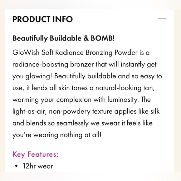 Huda GloWish TAN LIGHT 3 Soft Radiance Bronzing Powder | NEW | Mini - Picture 8 of 14